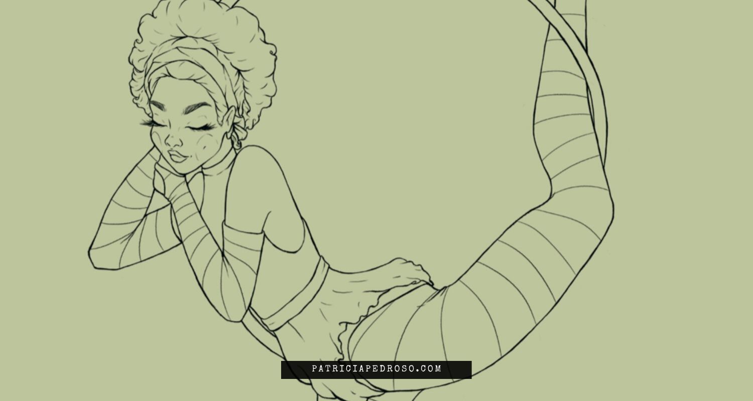 For beginners] Two tips for drawing line art without pressure sensitivity  [For smartphones].