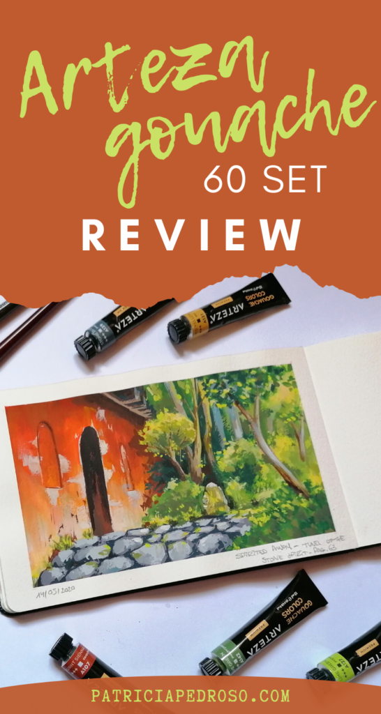 Painting with Gouache/ Arteza Product Review - A Journal by Annie