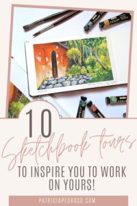 10 Sketchbook Tours to inspire your own | Patricia Pedroso