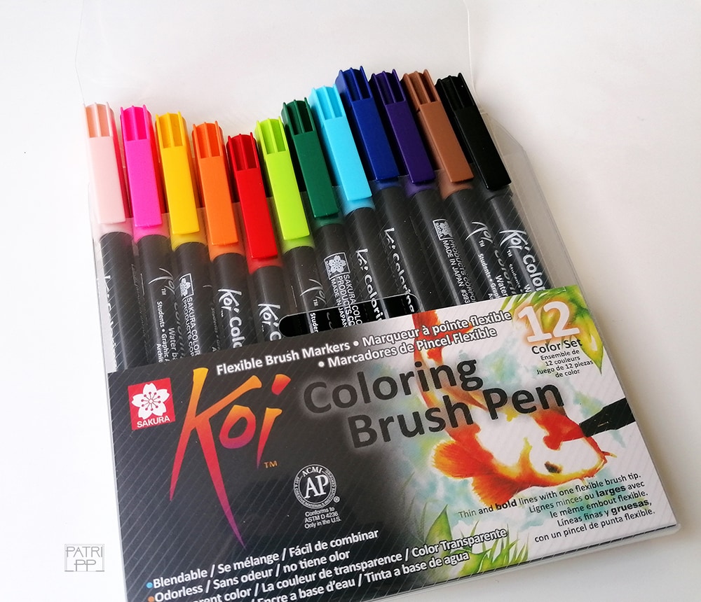 Karin Brushmarkers Pro Markers and Sets - Set of 12, Skin Colors